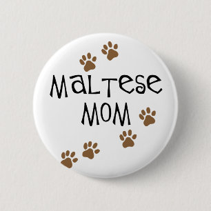 Maltesische Mama Button