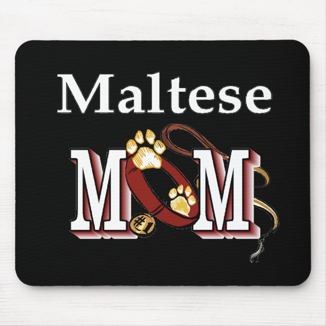 Maltesische MAMA Geschenke Mousepad (Vorne)