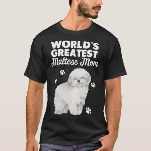 Maltesische Mama Hund Beste maltesische Mama T-Shirt