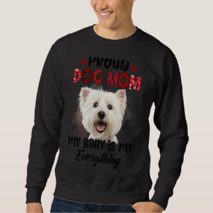 Maltesische Mama Stolz Hund je mein Baby ist mein Sweatshirt