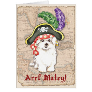 Maltesische Piratenkarte