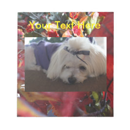 Maltesische Saisons Blätter Design Notizblock