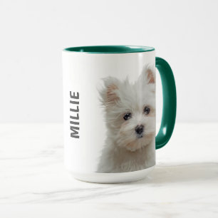 Maltesische Terrier personalisierte Mug Tasse