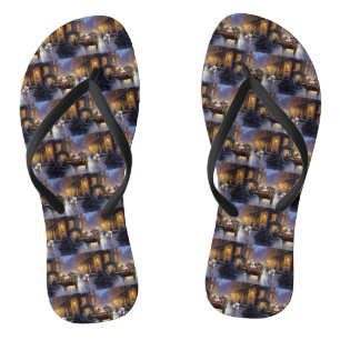 Maltesische Weihnachtsfestzeit Flip Flops