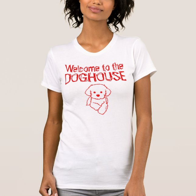 Maltesischer Doghouse-T - Shirt (Vorderseite)