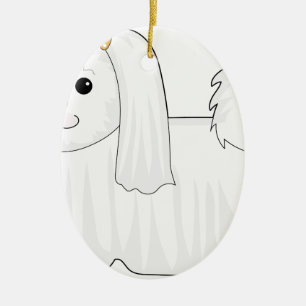 Maltesischer Hund Keramikornament