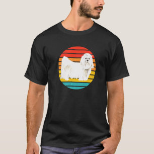 Maltesischer Hund Mama Maltesische Mama Gegenwart T-Shirt