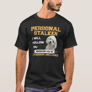 Maltesischer Hundebesitzer Follower Quote Welpe Ma T-Shirt