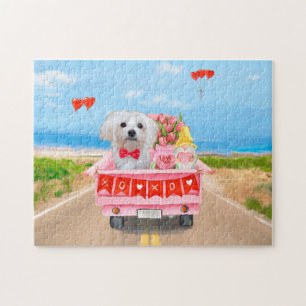 Maltesischer Hundeschlitten Puzzle