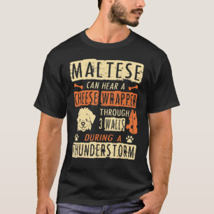 Maltesischer Käsewrapper durch 3 Wände T-Shirt