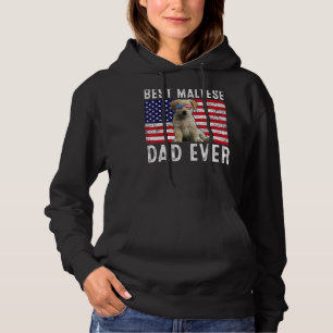 Maltesischer Vater US-amerikanische Flagge Maltese Hoodie