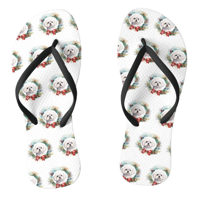 Maltesischer Weihnachtsmann Flip Flops (Fußbett)