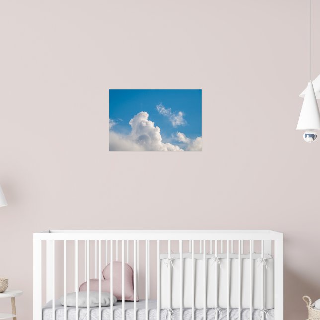 ☁️ Maltesischer Winterblau Poster (Kinderzimmer 2)