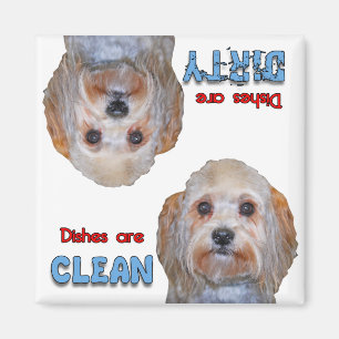 Maltesischer Yorkie Magnet