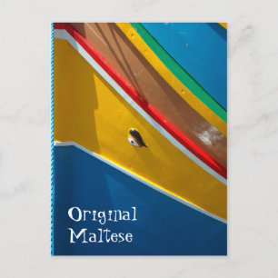 Maltesisches Fischerboot   Marsaxlokk - Malta Postkarte