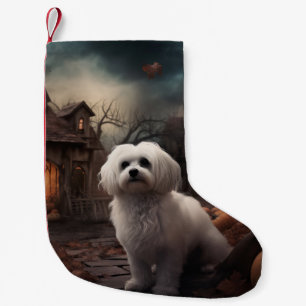 Maltesisches Halloween Beängstigend Kleiner Weihnachtsstrumpf
