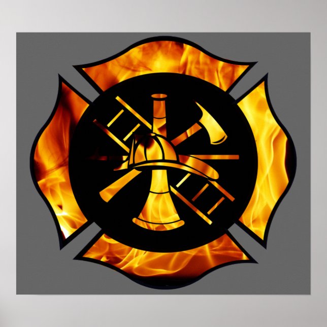 Maltesisches Kreuz-2-Poster Poster (Vorne)