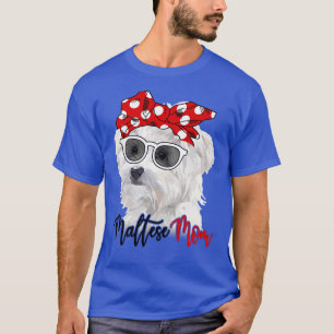 Maltesisches Shirt maltesische Mama Bandana