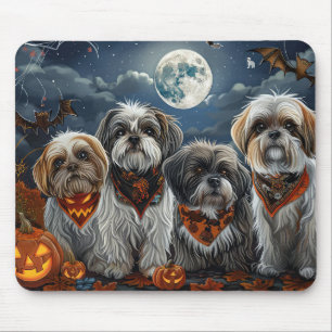 Malti Tzu Halloween Spooky Mousepad