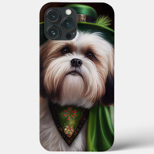 Malti Tzu Hund im St. Patrick's Day Kleid Case-Mate iPhone Hülle