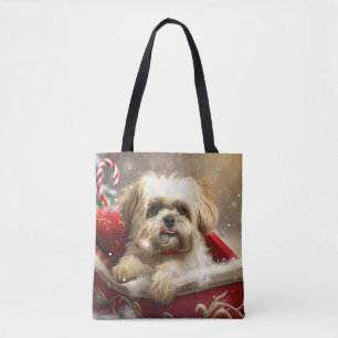 Malti Tzu Hund Weihnachtsfestlich
