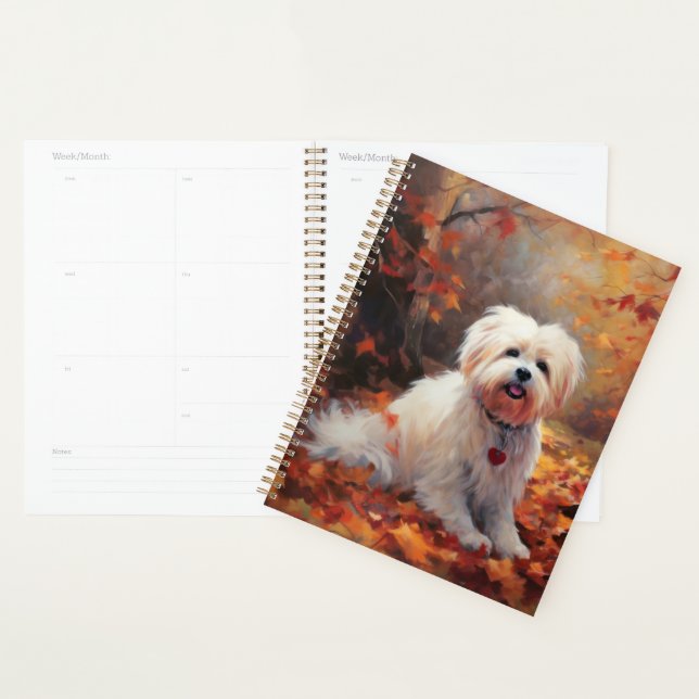 Malti Tzu im Herbst Leaves Fall Inspiriert Planer (Anzeige)