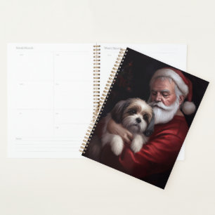Malti Tzu mit Weihnachtsmann Weihnachten Planer