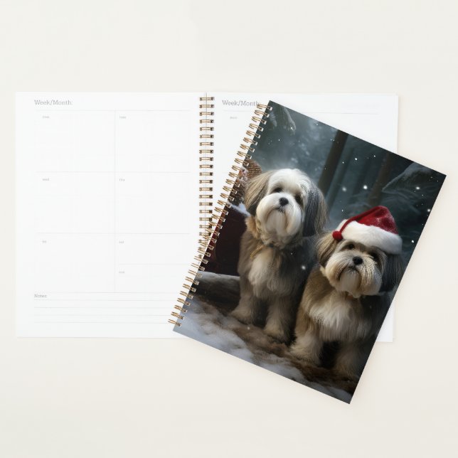 Malti tzu Snowy Sleigh Weihnachtsdekor Planer (Anzeige)
