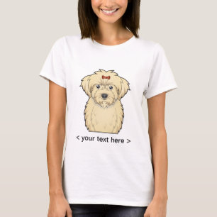 Maltipoo Cartoon personalisiert T-Shirt