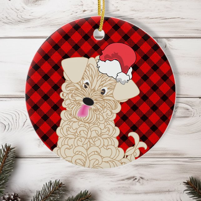 Maltipoo Christmas Puppy Pet Ornament (Von Creator hochgeladen)