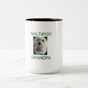 Maltipoo Großvater Zweifarbige Tasse