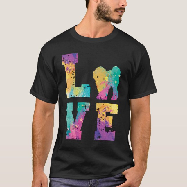 Maltipoo-Liebe T-Shirt (Vorderseite)