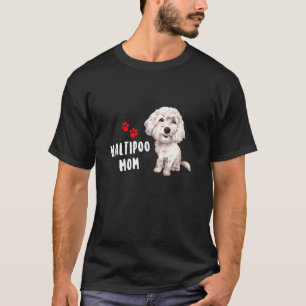 Maltipoo Mama perfekt für maltesische Poodle Dog M T-Shirt