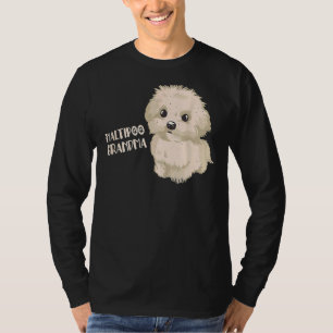 Maltipoo Oma Animals Design für maltesisches Poodl T-Shirt