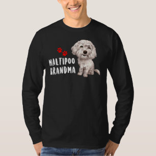 Maltipoo Oma Design perfekt für maltesisches Poodl T-Shirt