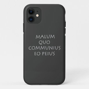 Malum quo communius eo peius Case-Mate iPhone hülle