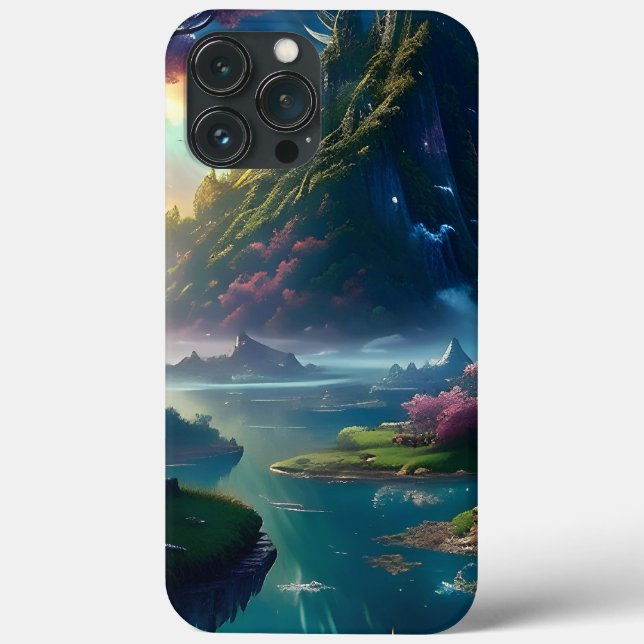 Malungsame Landschaft Vier Case-Mate iPhone Hülle (Rückseite)