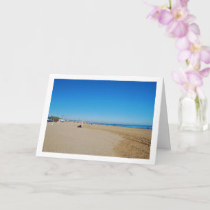 Malvarossa Beach, Valencia, Spanien Karte