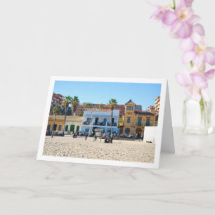 Malvarossa Beach, Valencia, Spanien Karte