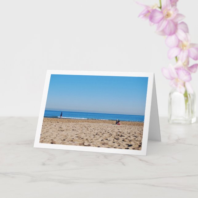 Malvarossa Beach, Valencia, Spanien Karte (Orchidee)