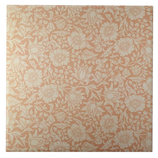 "Malven" Tapetenentwurf Fliese (Vorderseite)