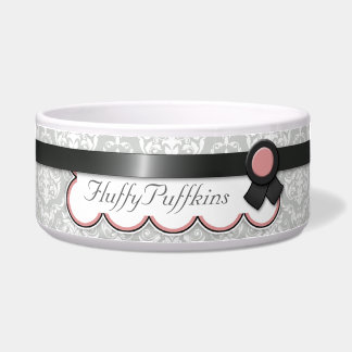 Malvenfarbene u. graue napf