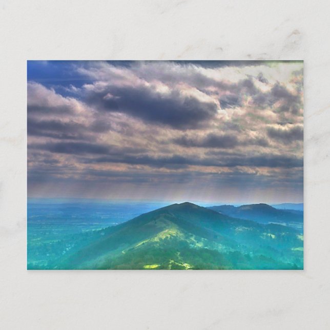 Malvern Hills Postkarte (Vorderseite)