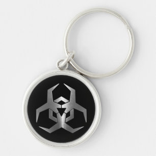 Malware-Gefahrensymbol Schlüsselanhänger