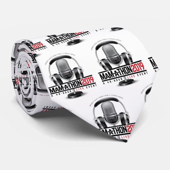 MaM-a-Thon-Krawatte Krawatte (Gerollt)