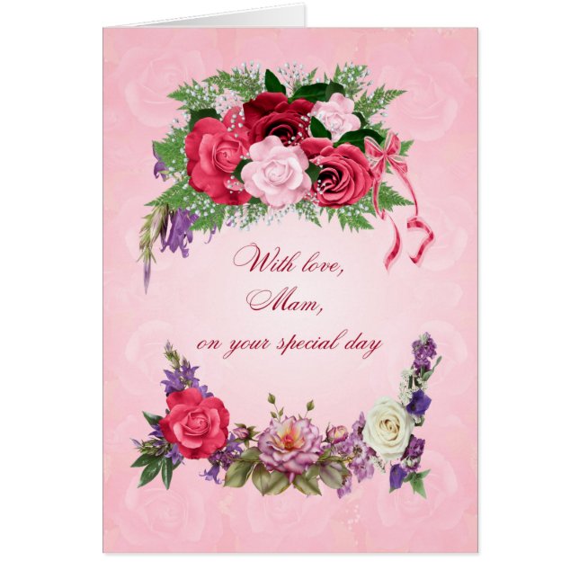 Mam Birthday Gorgeous Rose (Vorne)
