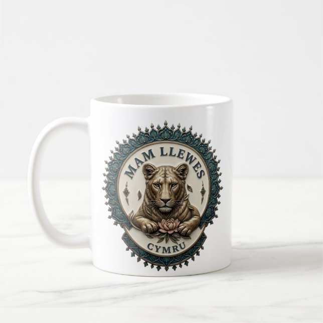 Mam Llewes. England Kaffeetasse (Links)