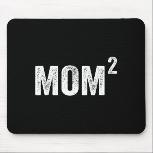 Mama2 Mutter von 2 Kindern Jungen Mädchen Mutter Mousepad