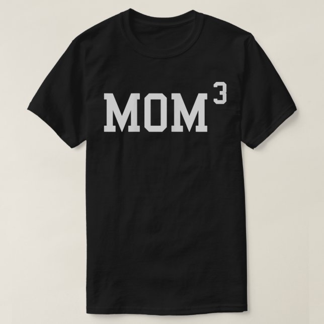 Mama3   Mama von 3 Geschenkideen T-Shirt  (Design vorne)