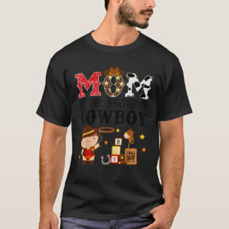 Mama 1. erster Geburtstag Cowboy Western Rodeo-Par T-Shirt